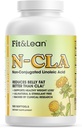 Fit & Lean N- CLA, suplement do odchudzania, Zmniejsza tłuszcz brzuszny lepiej niż CLA, Boost Metabolizm, Wspiera Lean Muscle, Stymulant wolny, Kwas linolowy nieskondensowany, 120 Słupki (Packaging May Vary)