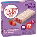 Białko One 90 Bary białka Calorie, truskawki i śmietanka, Keto Friendly, 5 Ct, 4.8 oz