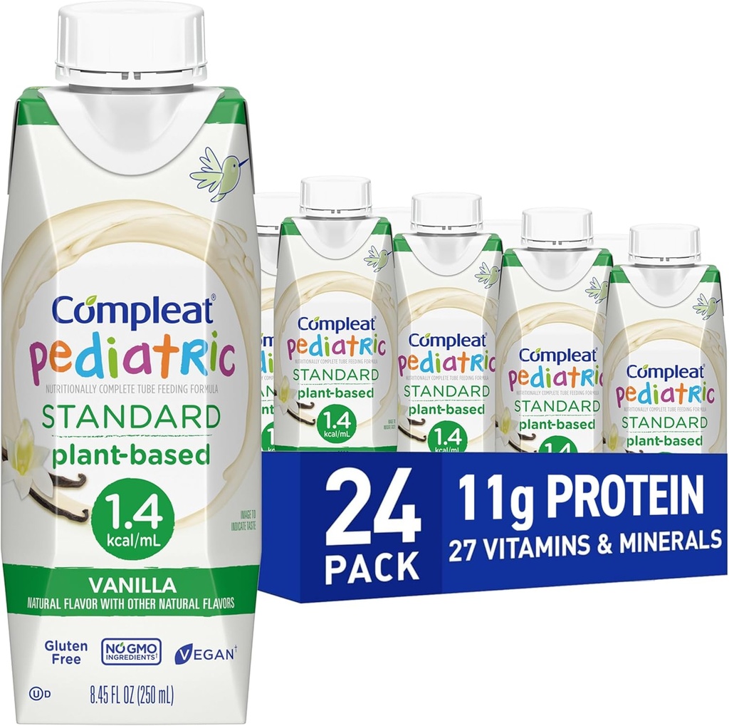 Uzupełniający standard pediatryczny 1,4 ml, odżywczo-odżywczy wstrząs, rura odżywiania formuła, Vanilla Flavor, 24 opakowania