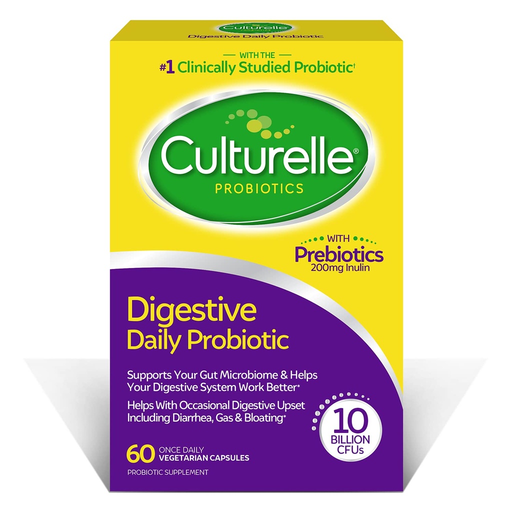 Culturelle Daily Probiotic, Digestive Health Kapsułki, 60 Hrabia