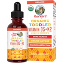 MaryRuth Organic Witamina D3 Bis 124; Witamina K2 Bis 124; Witamina D3 K2 Dropy 124; K2 D3 Witamina Liquid Supplement for Toddlers 124; Suplement dla dzieci do Wchłaniania wapnia Silne kości 124; Wegan 124; Gluten Free 124; 1 Fl Oz