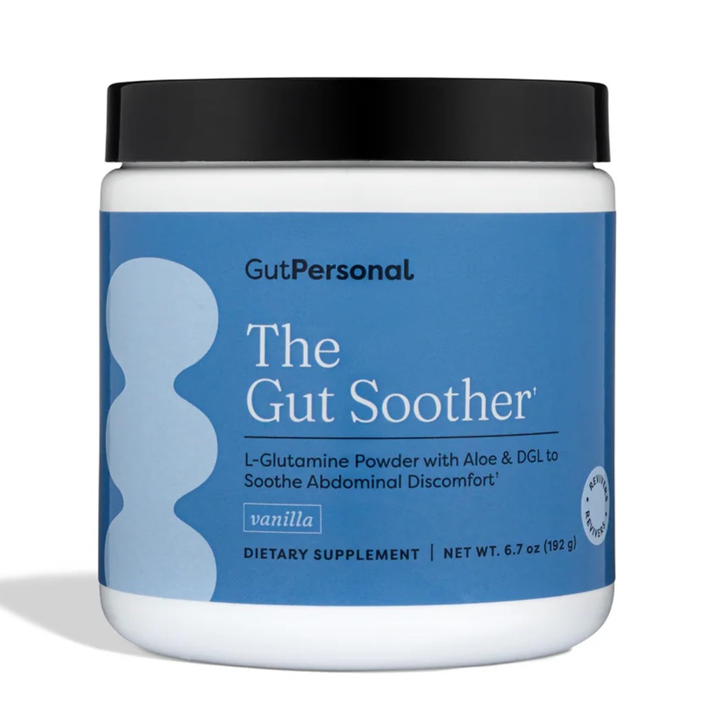 Gut Personal Gut Soother L- Glutamine Proszek Suplement: Przywracanie Gut Lining, Soothe Disestive Discomfort Promowanie ogólnego Gut zdrowia, 30 Służenia (Vanilla)