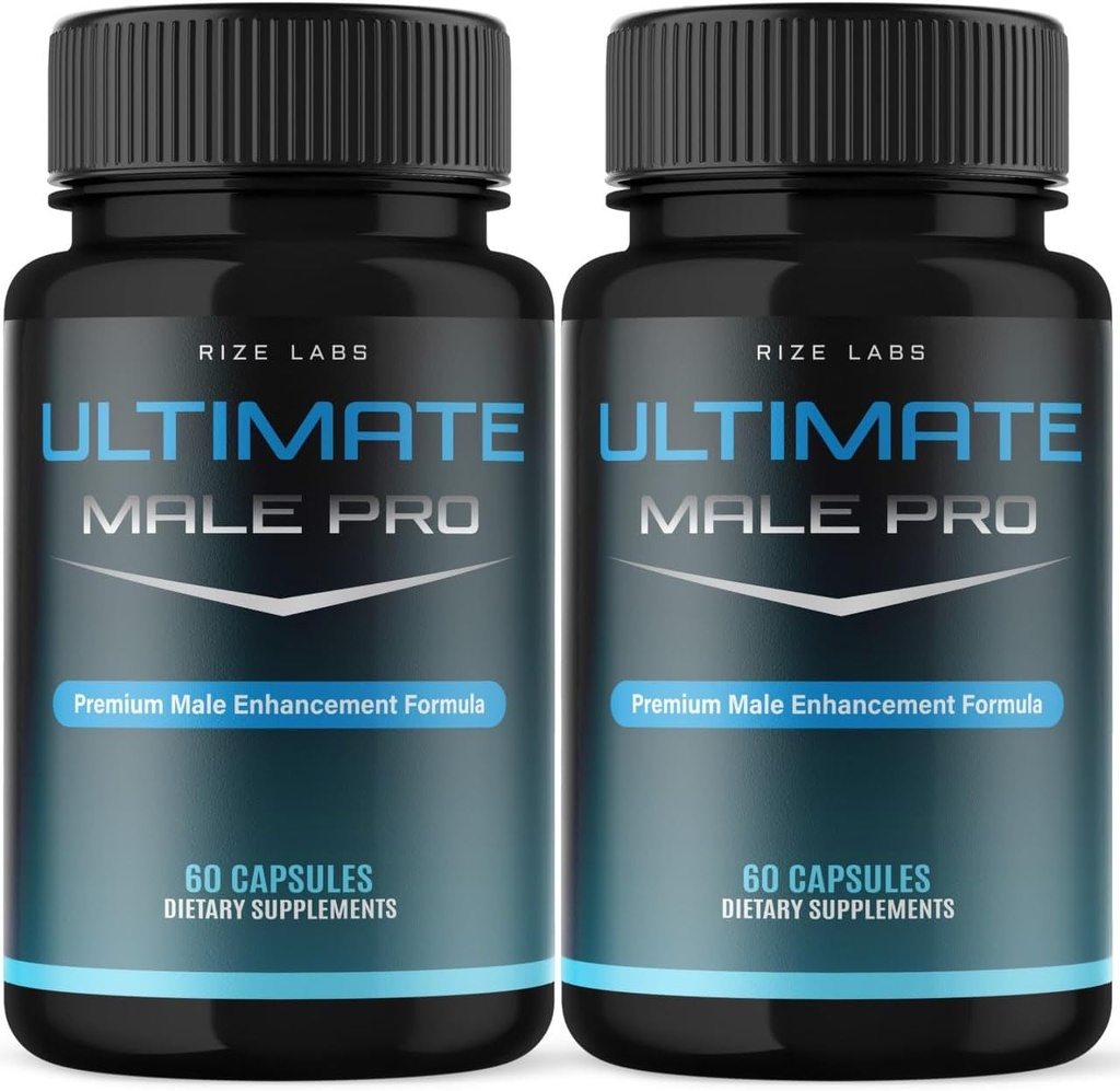 (2 Pack) Ultimate Mężczyzna Pro kapsułki dla mężczyzn, Ultimate Mężczyzna Extreme Supplement, All- Natural Support for a Healthy Active Lifestyle, UltimateMalePro Recenzje (120 kapsułki)