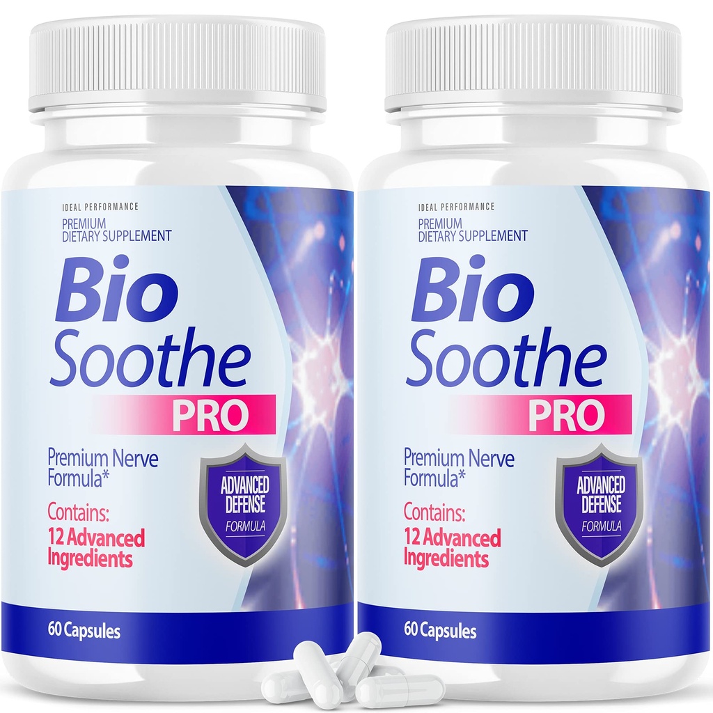 IDEAL Performance (2 Pack) Biosoothe Pro Neuropathy Treatment Capsule for Nerve Pain Repair Pills Bio Soothe Premium Formuła Suplement Alpha Fix Neeve (120 kapsułki)