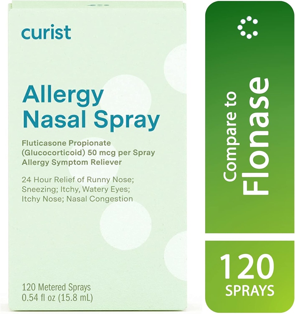 Kurier Alergia Spray (120 Spray na butelkę) 50 µg Per Spray - Codzienne Alergia Spray