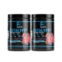 FXSUPPS Catalyft przed treningiem proszku Drink dla mężczyzn i kobiet Blitz Berry Blast Mix z kreatrem, kofeiną i alaniną Beta- Pompa energetyczna 124; Najlepsze dla mięśni Gain & Focus, 40 Służenie (2- Pack)