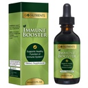 Go Nutrigents Immune Booster - Liquid Herbal Support with Echinacea, Goldenseal & Usnea - 7 in 1 Wzmocnienie obrony dla dorosłych i dzieci 124; 2 Oz Tincture (48 Sług) dla Natural Defense & Wellness