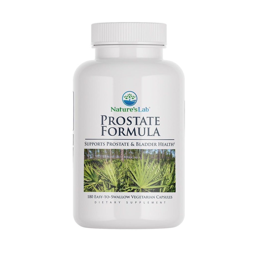 Natural 's Lab Prostate Formula - Wspiera Prostate i Bladder Health - 180 Kapsułki
