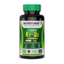 Witamina D3 K2- 5000 IU D3 & 100 µg K2 MK- 7 - Wspiera zdrowie kości, serca i immunologiczne - K2 D3 Suplement witaminy - 120 Softgels, 4 Miesiące Dostawy