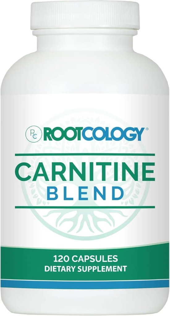 Rootcology by Dr. Izabella Wentz between 124; Carnitine Blend 124; L- Carnitine & Acetyl- L- Carnitine Formula between 124; Idealny dla wegetarianin 124; 120 Kapsułki
