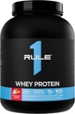 Artykuł 1 Białko serwatkowe - 24g Białko szybko działające z All- Whey Sources z naturalnie występującymi EAA & BCAA do odzyskiwania lub wykorzystania w każdej chwili (5 funtów *, truskawki & Crème)