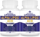 Liposomal Alpha Lipoic Acid 1600mg per Serving, Alpha Lipoic Acid Nutritional Supplements for Antioksydant Health, Energy and Metabolism- gluten Free & Non GMO 120 Kapsułki
