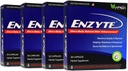Enzyte ® Natural Mężczyzna Enhancement Bundle for Quality and Stamina with Asian Ginseng, Ginkgo Biloba, Grape Seed Extract, Horny Goat Weed - 4 Pack Bundle