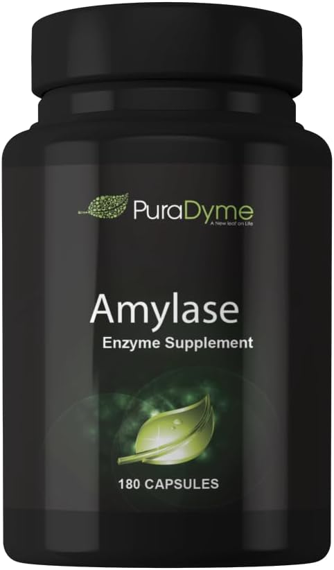 PuraDyme Amylase, 180 kapsułek