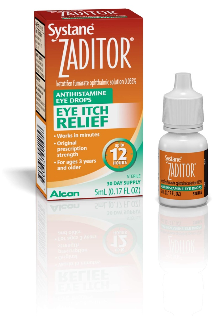 Zaditor Antyhistaminowe krople do oczu, 5 ml