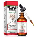 Urynary Tract for Cats, Natural Cat Urynary Tract Infection Treatment Drops Supports Bladder, Kamień Nerki, Kot UTI, Żurawinka Nerki Bladder Supplement, Kurczak Flavor - 60ml / 2.02oz