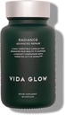 Vida Glow Radiance Supples Kapsułki - Anti Aging Supplement - Namierzanie ciemnych plam, Nieparzysty Tone skóry, Redness Relief - Promotes Glowing Skóra 124; 30 Słupki