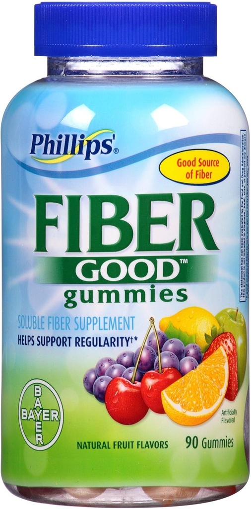 Phillips Fiber Gummies, 90 Hrabia