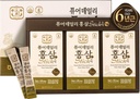 Gangwoninsam] Ekstrakt Koreański Czerwony Ginseng Pure Daily Stick 30 Count - Zawiera 6 Koreański Czerwony Ginseng Extract, Koreański Food, Indywidualnie pakowane, 0,35 fl. oz (10ml), 3 X 10- Count Box