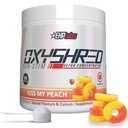 EHP Labs OxyShred Non Stimulant PreWorkout Powder - Stim Free Pre Workout, Kofeina Bezpłatny trening dla mężczyzn i kobiet z L Glutamina i Acetyl L Karnityna - Brzoskwinia, 60 Służenie