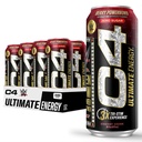 Cellucor C4 Ultimate x WWE XI124; pre Workout Sugar Free Energy Drink XI124; Tri- Stim Experience with 300mg Cafine + TeaCrine + Dynamine XI124; Berry Powerbomb XI124; 16oz (opakowanie 12)