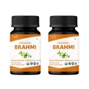 Brahmi 120 Tablets - USDA Organic Bacopa Monnieri Supplement - Supports Focus, Calm & Memory - Herbal Nootropic * - Opakowanie 2