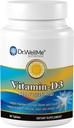 Witamina D3- 5000 IU, suplement diety o dodatkowej mocy do wsparcia immunologicznego kości, mięśni i zdrowia, 60 tabletek Easy- to- Połknięcie zapakowane na 2 miesiące dostaw