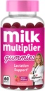 Doc Stephanie 's Milk Multiplier Lactation Support Gummies - Kozieradka bezpłatna suplement do karmienia piersią dla mleka zwiększenie - z mlekiem Thistle, koper siewny, Alfafa - Postpartum & Nursing Essentials