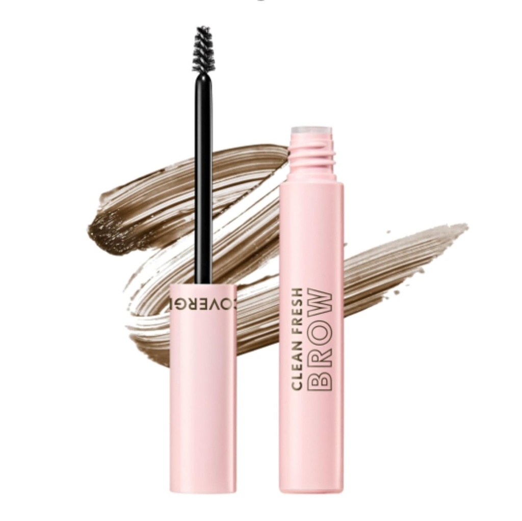 CoverGirl Clean Fresh Brow, 500 Medium Brown, Eyebrow Gel, Long-Lasting, Vegan Formula, Natural Looking, Easy to Apply, Doesn't Smudge, 0.18oz
