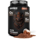Birdman Falcon Performance Vegan Protein Powder, 31g Protein, 5g Creatine, 5g BCAA, Probiotyki, Electrolytes, Pre Workout, Niskie węglowodany, Bezcukrowy i Dairy Free, Na bazie roślin Czekoladowy Białko -19 porcji