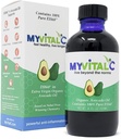 MyVitalC Organic Avocado Oil - Czysty suplement przeciwutleniający ESS60 - Może pomóc w przeciwstarzeniu się, długowieczności, snu, więcej energii - wydajność - 120ML