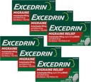 Excedrina Migrena Relief Medication, 24 kapsułki (opakowanie po 6)