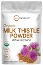 Proch Ostrze mleka organicznego, 3,5 oz (400 Servings) 124; Ziołowe wsparcie dla wątroby Mleko Suplement Ostrza 124; Detox wątroby i przeciwutleniacz Wsparcie 124; Zawiera aktywny silimaryna 124; Nie GMO, Wegan friendly