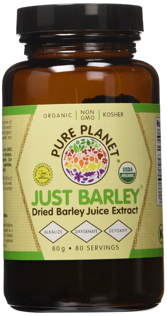 Pure Planet Just Barley organiczny proszek - 80 Służenia, 2 opakowania
