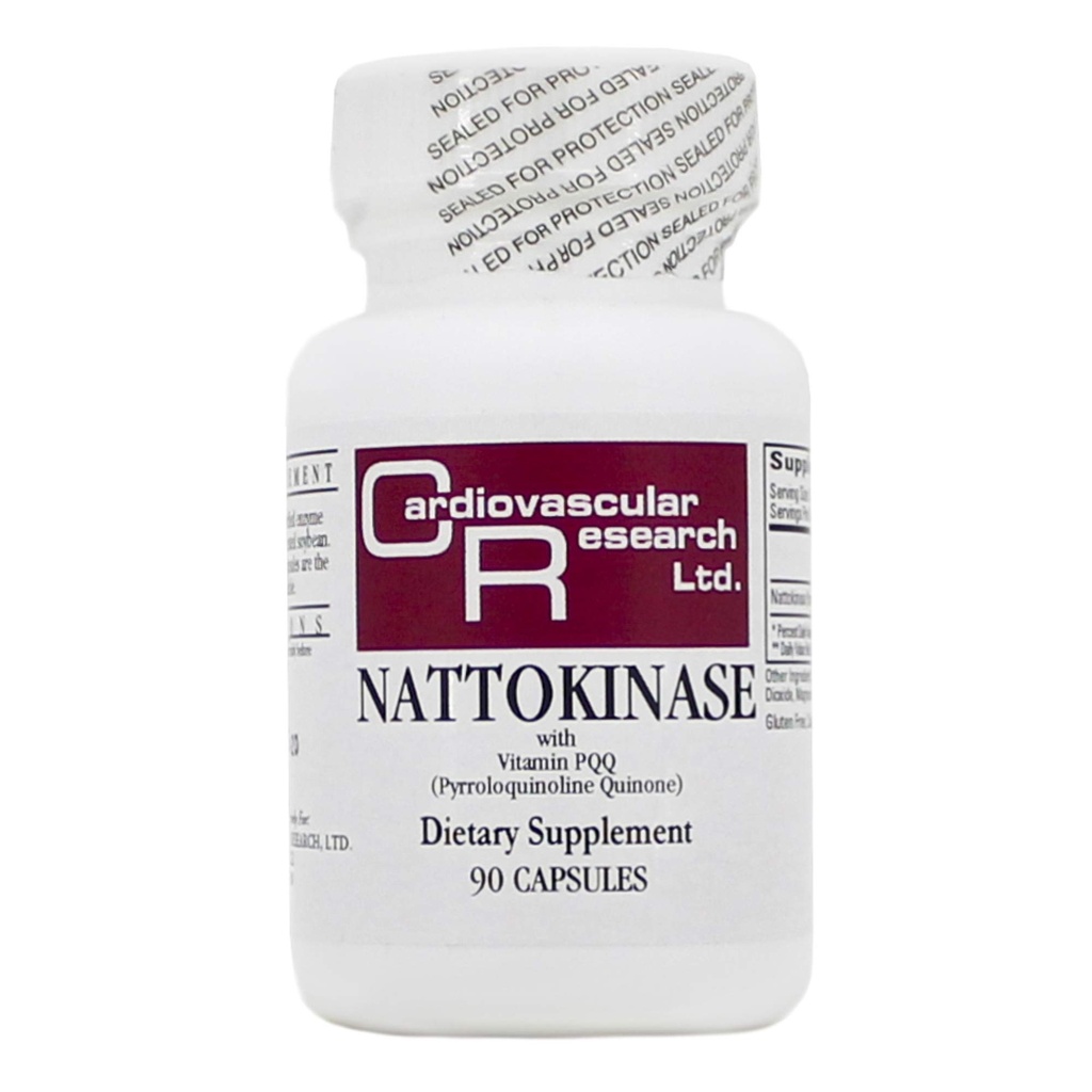 Nattokinaza 50 mg / 1000FU 90 kapsułki - 2 opakowania - składniki ekologiczne / badania układu sercowo- naczyniowego
