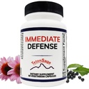 Natychmiastowe wsparcie immunologiczne obrony - Cynk, Czarna Elderberry, Echinacea, Witamina A & C z B12, 124; Silny Immunitet Booster dla dorosłych 124; Immune System Booster Suplement 60 Kapsułki