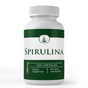 PURE Oryginalne składniki Spirulina (100 Kapsułki) Bogata w fikocyjaninę, Czysty