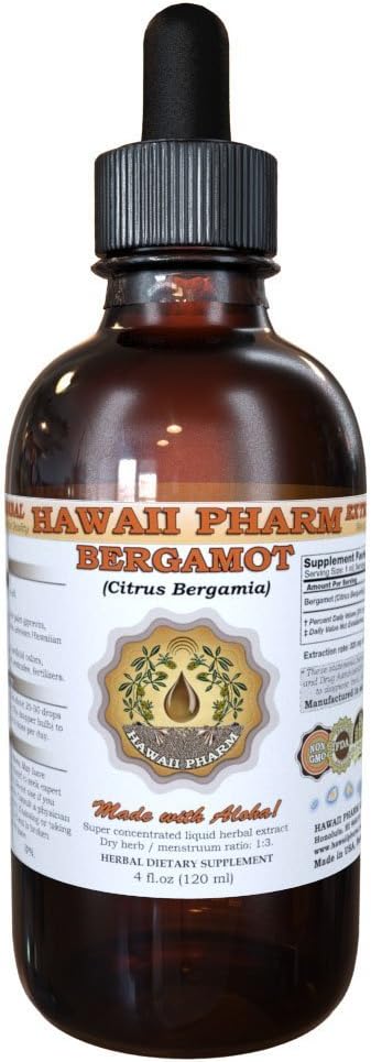 Bergamot Liquid Extract, Bergamot (Citrus Bergamia) Suszone owoce Peel w proszku Suplement do nalewki 2 oz