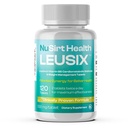 Suplement do zarządzania wagą LEUSIX - Opatentowana leucyna + witamina B6 Formuła - Wspiera Metabolizm, utylizację tłuszczu i leniwe mięśnie - 120 tabletek (1- miesięczne dostawy)