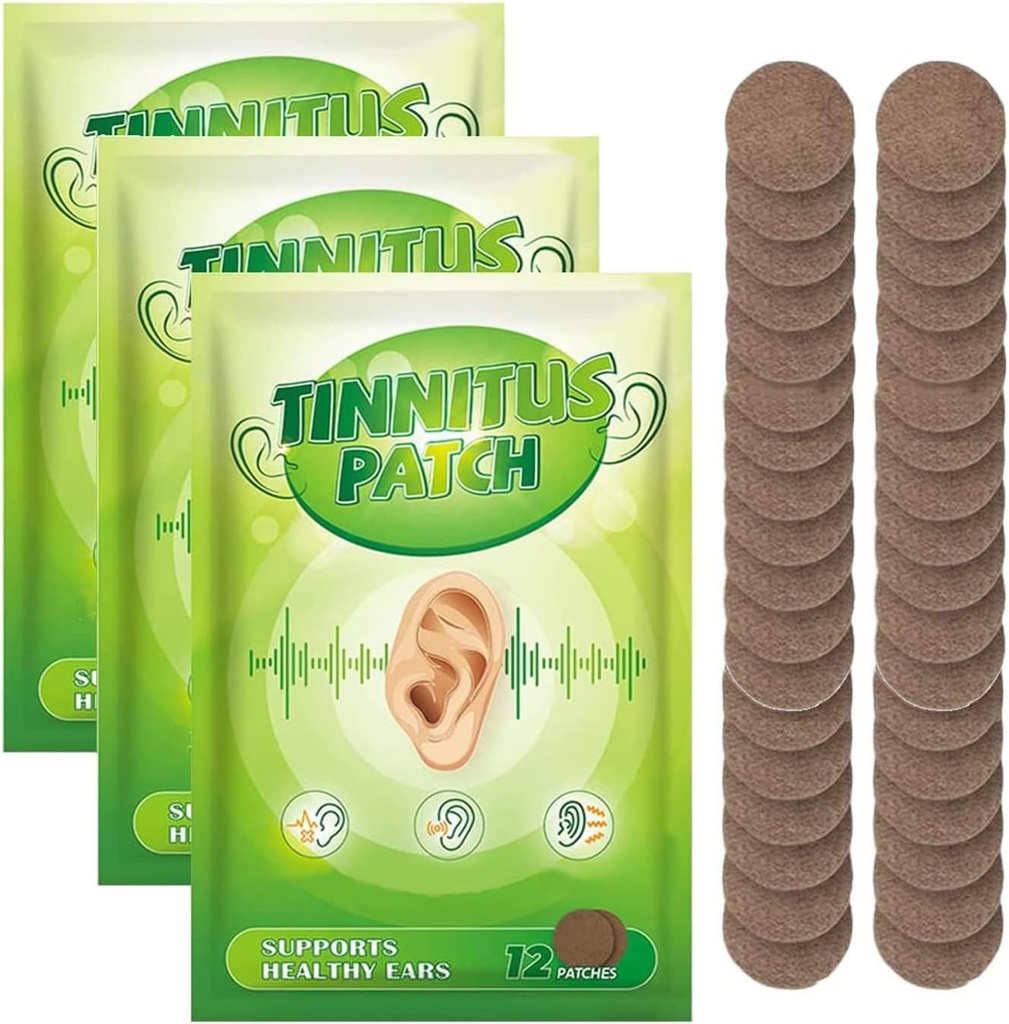 36 szt. Szum uszny Łata uszna, Naturalne łaty ucha Formuły, Pielęgnacja ucha
