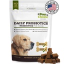 Paw Choice Probiotyki dla psów z prebiotyką - Codzienne żucia dla Gut zdrowia, trawienie, Regularność i wsparcie immunologiczne - Natural Supplement Treat Made in USA