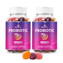 BeLive Gummie Probiotyczne - Probiotyki z 5 Miliard CFU na zdrowie pokarmowe, Mężczyźni, Kobiety i Dzieci Suplementy Probiotyczne dla wsparcia immunologicznego, Cukier wolny & Wegan - Blueberry, Truskawka i Pomarańcza 124; 2Pack