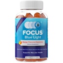 Focus Blue Light Supplement Equipment 124; Luteina i Zeaksantyna Supplement for Eye Health and Blue Light Protection Equipment 124; 60 Count Mango Flavored Gummy, 30 Day Supply