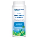 Proszek przeciwgrzybiczy Puregen Labs z 2% azotatem mikonazolu do wspólnych zakażeń grzybiczych, w tym stopy Athlete 'a, Jock Itch i Ringworm, Talc Free, 3 oz (85g)