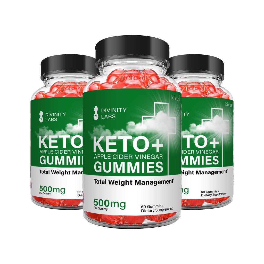 Divisity Labs Keto - Divisity Labs Keto Apple Cider Gummies (3 Pack, 180 Count)