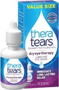 TheraTears Dry Eye Therapy Lubricant Eye Drops Twin Pack (2 x 30 ml butelek) + 1,0 Fl Oz Bottle