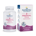 Nordic Naturals Prenatal DHA, Unflavored - 180 Soft Gels - 830 mg Omega-3 + 400 IU Witamina D3 - Wspiera rozwój mózgu u dzieci w okresie ciąży i laktacji - Non-GMO - 90 Służenie