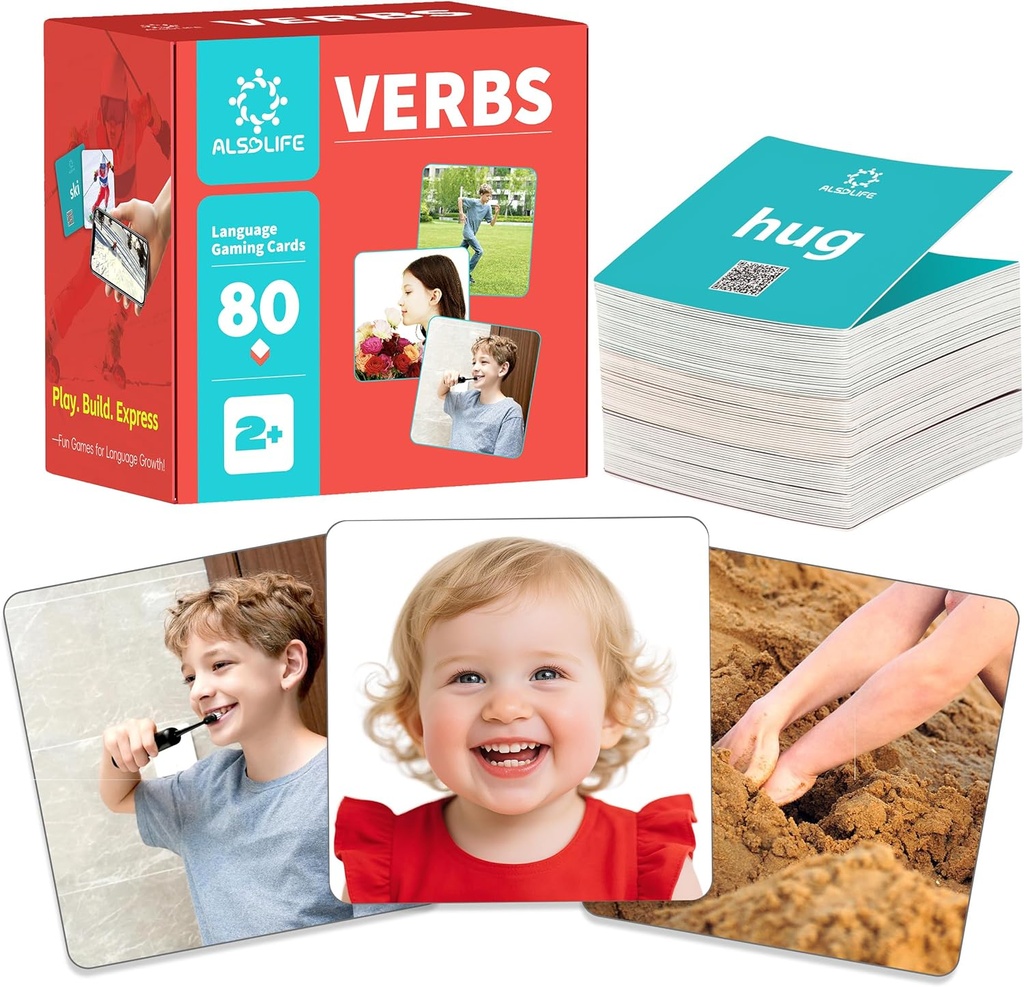 80 Karty werbalne z filmami akcji 124; Grube Karty akcji Verb Flash dla Speech Therapy 124; Werbony Karty Flash dla Toddler Uczenie się Karty akcji Słowa akcji 124; Zdjęcie Karty dla Speech Therapy gry
