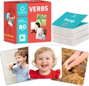 80 Karty werbalne z filmami akcji 124; Grube Karty akcji Verb Flash dla Speech Therapy 124; Werbony Karty Flash dla Toddler Uczenie się Karty akcji Słowa akcji 124; Zdjęcie Karty dla Speech Therapy gry