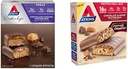 Atkins Endulge Czekoladowy karmel Mousse Bar, Dessert Favorite, 1 g cukru, wysoki w włóknach, 5 Hrabia & Czekoladowy masło migdałowe protein Meal Bar, Keto Friendly, 5 Hrabia
